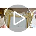 Lineshading Vintage Gold Picture Frames Set - Ornate Antique Gallery Wall, 8 Pcs