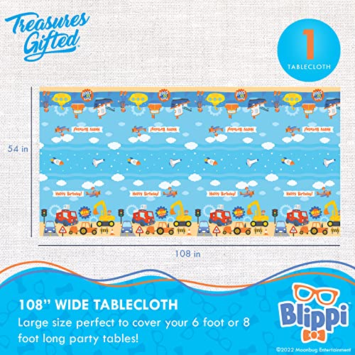 Blippi Birthday Party Supplies Set for 16 Guests - Dinnerware, Banners & Decorations - Variation 129