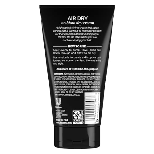 TRESemm? Air Dry Smoothing Cream for Frizzy, Unruly Hair - Hydrating Styling Cream 5 oz