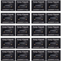 Masoret Jewish Kippah Hair Clip Set - 10 Durable Metal Fasteners with Matching Comb