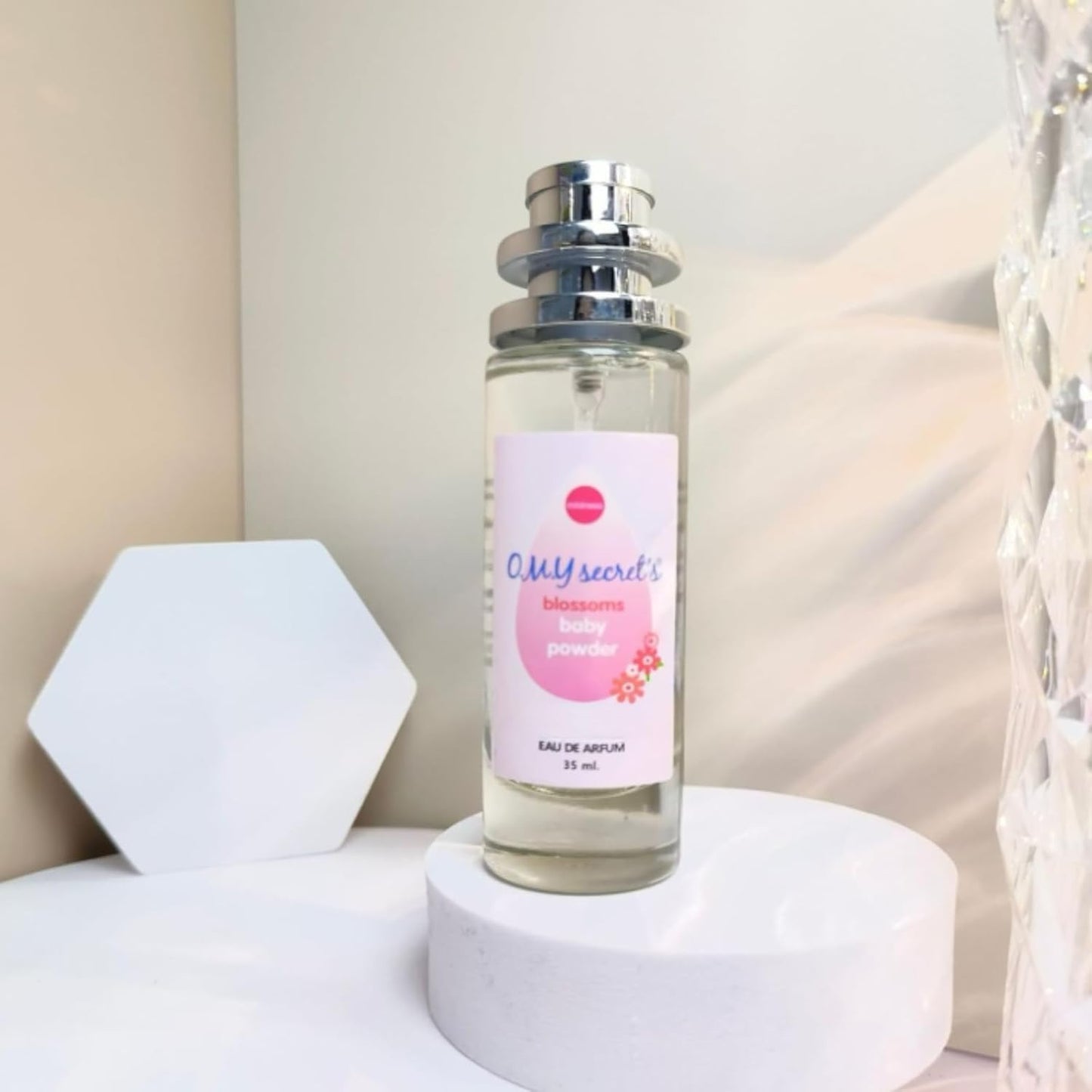 Ebyveen Baby Powder Perfume, Elyven Perfumes Powder, Baby-Soft Perfume Spray, an Eau De Parfum, 35ml (Bedtime)