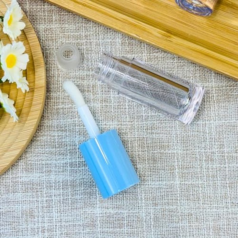 10PCS Empty Lip Gloss Tubes,6ml Blue Containers Empty With Thick Wand, For DIY Lip Gloss Making