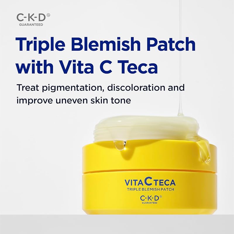 Vitamin C TECA Blemish Under Eye Gel Patches, 60 Count