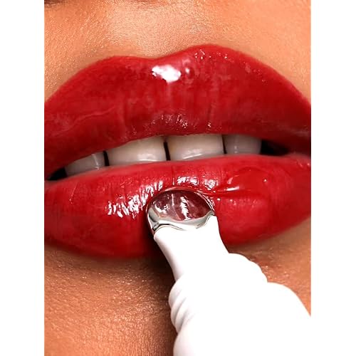 REFY Lip Gloss - Red (Striking red) + Bonus Premium Korean Hydrating Sheet Masque