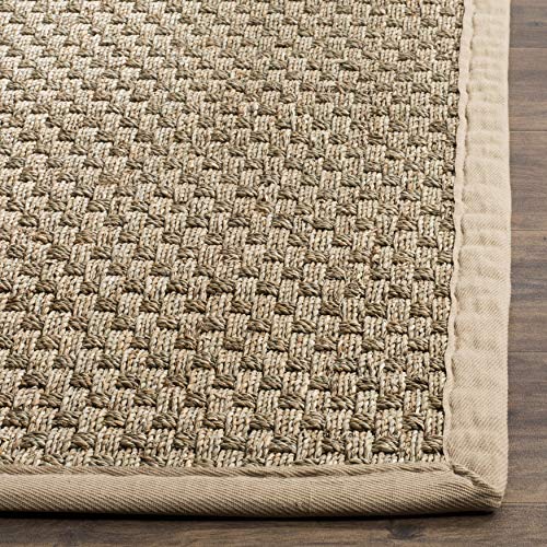 SAFAVIEH 2'6" x 8' Natural Fiber Seagrass Runner Rug – NF114A, Beige & Natural