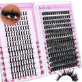Spiky Volume Lash Extension 312pcs 100D Lash Clusters with Lash Spikes 8-19mm Mega Thick Eyelash Extensions Wispy Lash Clusters DIY Spiky Lash Extension D Curly Individual Lashes Clusters by Anforlin
