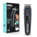 Braun Body Groomer 5360 Series 5 for Men – SkinSecure, 100-Minute Cordless, Wet & Dry