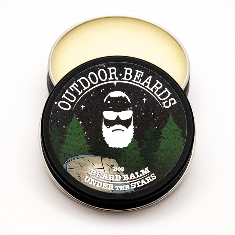 Outdoor Beards Under the Stars Beard Balm - 2 oz Nourishing Moisturizer for Men