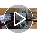 Superdanny RGB Light Display Cabinet with App & Remote Control, Dimmable LED