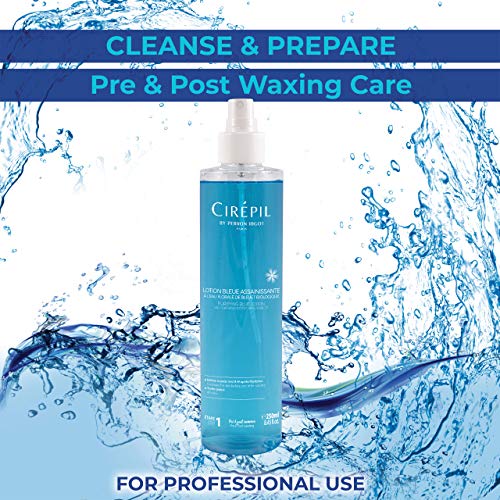 Pre & Post Waxing Care Duo Set - Blue Lotion & Moisturizing Oil for Sensitive Skin