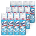 Household Disinfectant Spray - Multi-Purpose Room & Upholstery Sanitizer - Crisp Linen, 19 Fl Oz, Pack of 12 - Home Essential