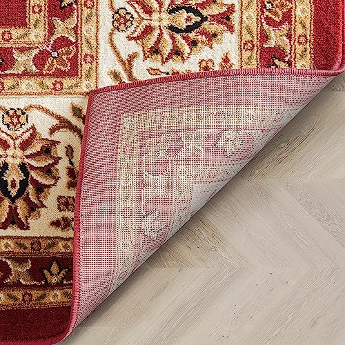 Well Woven Sarouk Red 5'3