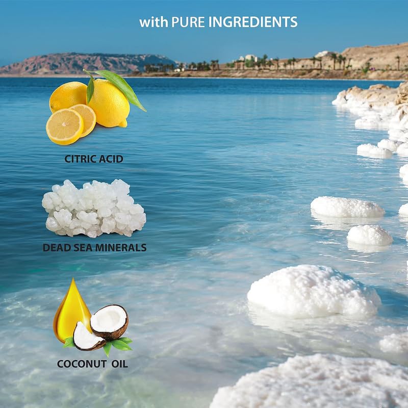 Dead Sea Collection Coconut Body Wash for Women & Men - 2 x 33.8 fl oz with Dead Sea Minerals & Coconut Oil