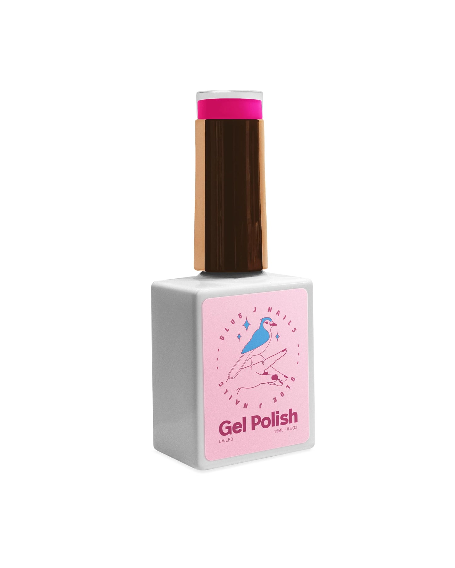 Gel Nail Polish for Long-Lasting Glossy Finish- Fingernail Polish for Salon-Style Manicure at Home- Achieve Professional Results with Vegan Nail Polish- Love Your Nails with Cruelty-Free Color- Pink