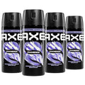 Men's Body Spray 4 Pack - Fresh Scent, 48-Hour Odor Protection