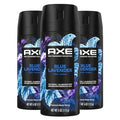 Men's Deodorant Body Spray with Lavender Mint Amber - 3 Pack 4oz
