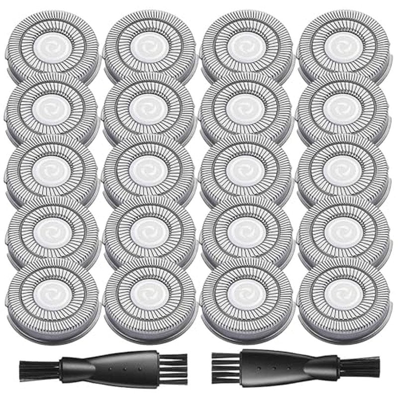 20PCS Pitbull Shaver Replacement Blade for Skull Shaver Replacement Heads, Skull Shaver Replacement Blades for Pitbull Gold Replacement Blades, Pitbull Skull Shaver Replacement Blade, Bald Man Gifts