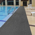 WLWLEO 236'' x 35.4'' Heavy Duty Non Slip Drainage Floor Mat for Wet Areas, Gray (0.9x6M, 0.2'' Thick)