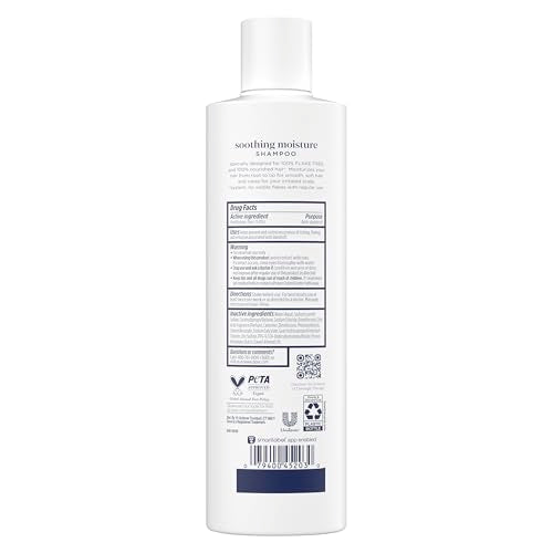 Dove Damage Therapy Derma Shampoo Soothing Moisture Pack of 6 for Flaky Scalp with Pyrithione Zinc and Almond Oil 12 Fl Oz