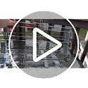 HOUSE DAY 50 Pack Clear Skirt Hangers with Clips - 14'' Clip Hangers - Variation of THIS listing