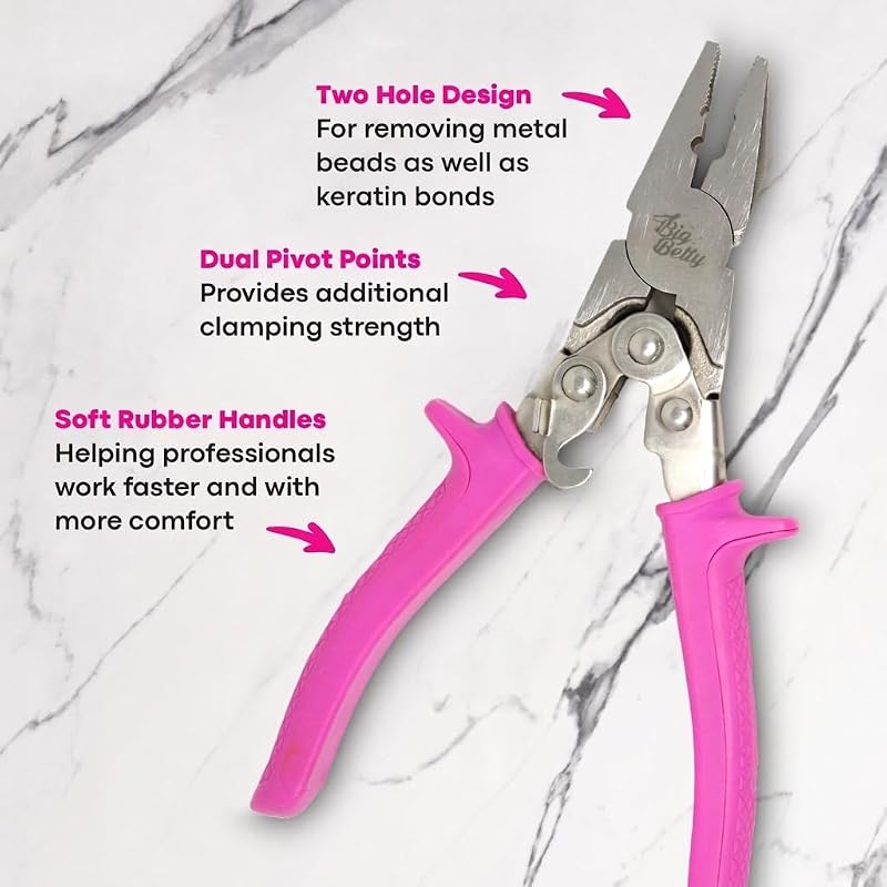 Hair Extension Remover Pliers for Keratin Bond, Fusion & K-Tip Bond Breaker
