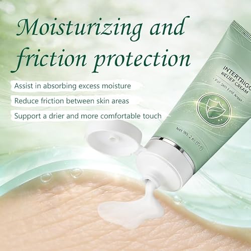Intertrigo Relief Cream£¬Fast-Drying Non-Greasy Skin Fold Care for Chafing Relief & Moisture Protection(1)