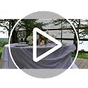 120 Inch White Round Tablecloths 10 Pack for Events & Dining - Surmente Variation