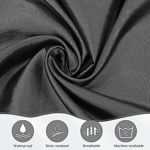 Leumoi 8 Pcs Gray Salon Robes Hair Capes with Pockets for Women & Clients