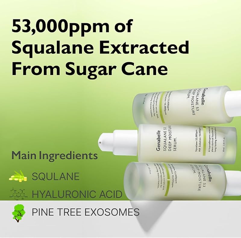 Hydrating Squalane Serum with Pine Exosomes – Deep Moisture for Skin Barrier & Radiance