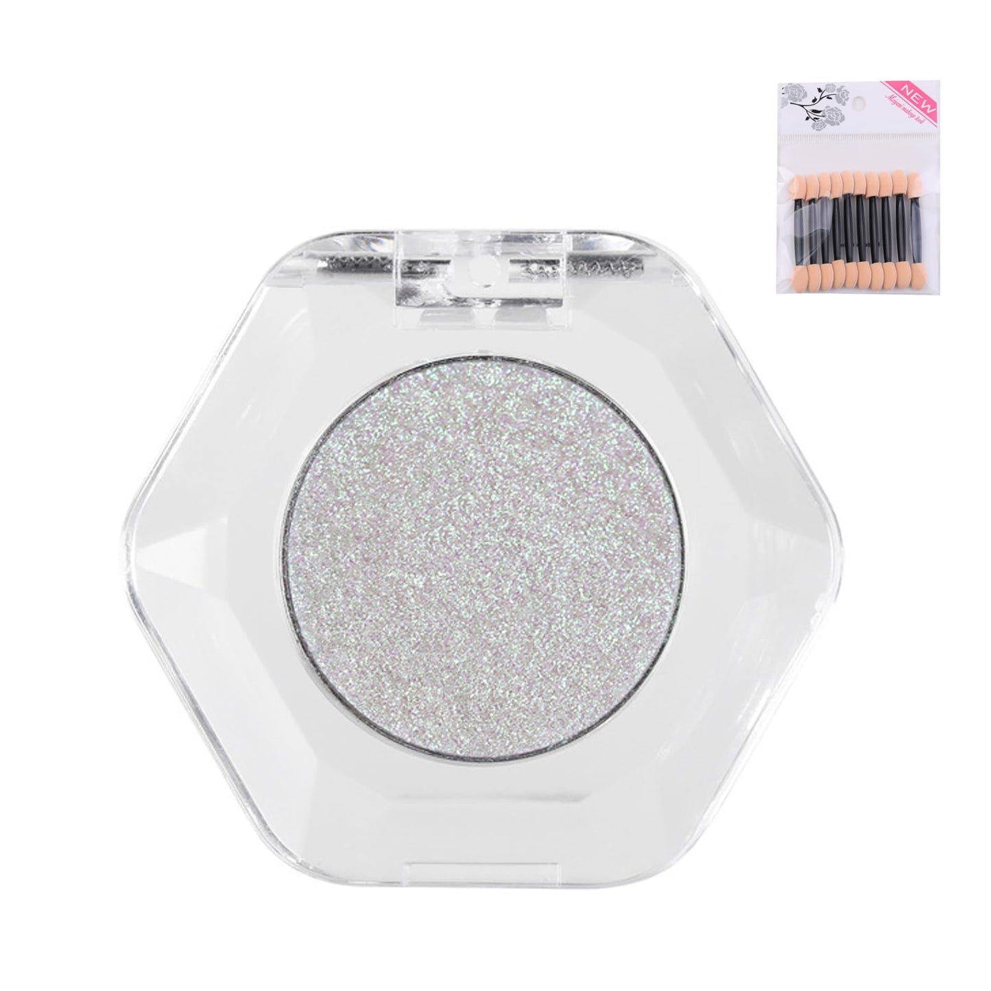 Vuglow Adriana Nicole Cosmetics Eyeshadow, Single Shadows Ethereal, Single Glitter Eyeshadow Korean, Glitter Eye Shadow Primers Palettes, Shimmer Eye Shadows Long Lasting for Eye Makeup Women (4a)