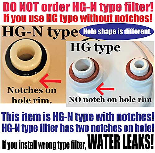 Kuraray HG-N Water Filter Replacement for Lead Removal, 20,000L Capacity