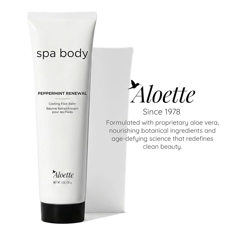 Peppermint Renewal Cooling Foot Balm for Dry Crackled Heels & Feet