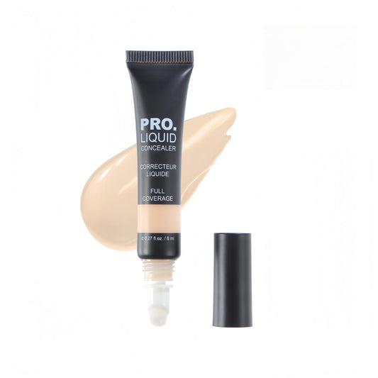 MAEPEOR Liquid Concealer Wand 10 Colors Cream Full Coverage Concealer Natural Looking and Highly Pigmented Lightweight Concealers (01 Porcelain)