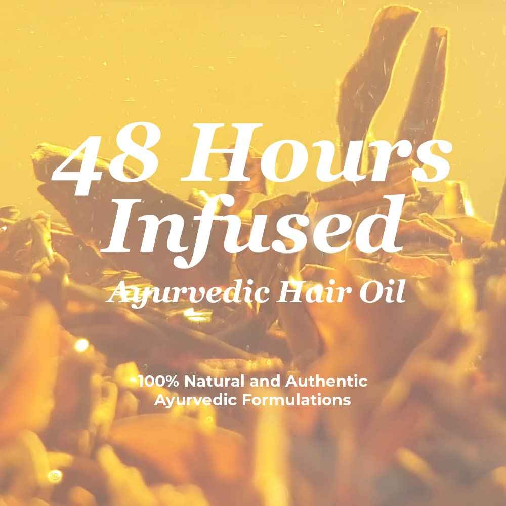 PERFECX - Black Rice Hair Oil 2 fl oz - for Scalp Treatment - 48 hours Herbal Infused Ayurvedic Natural Ingredients - Hair Strengthening and Growth Promotion