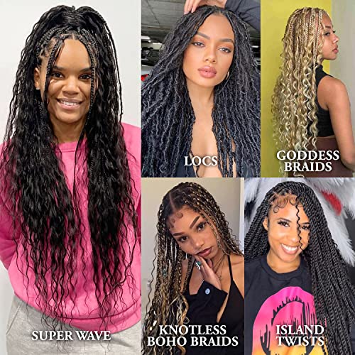 Human Hair Braids Deep Bulk 18 Inch Off Black 1B - Janet Collection