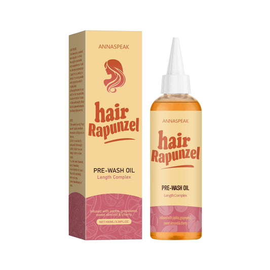 ANNASPEAK Rapunzel Hair syrup, Pink Grapefruit, Jojoba, Sweet Almond, Cherry, for All Hair Types (100ml)