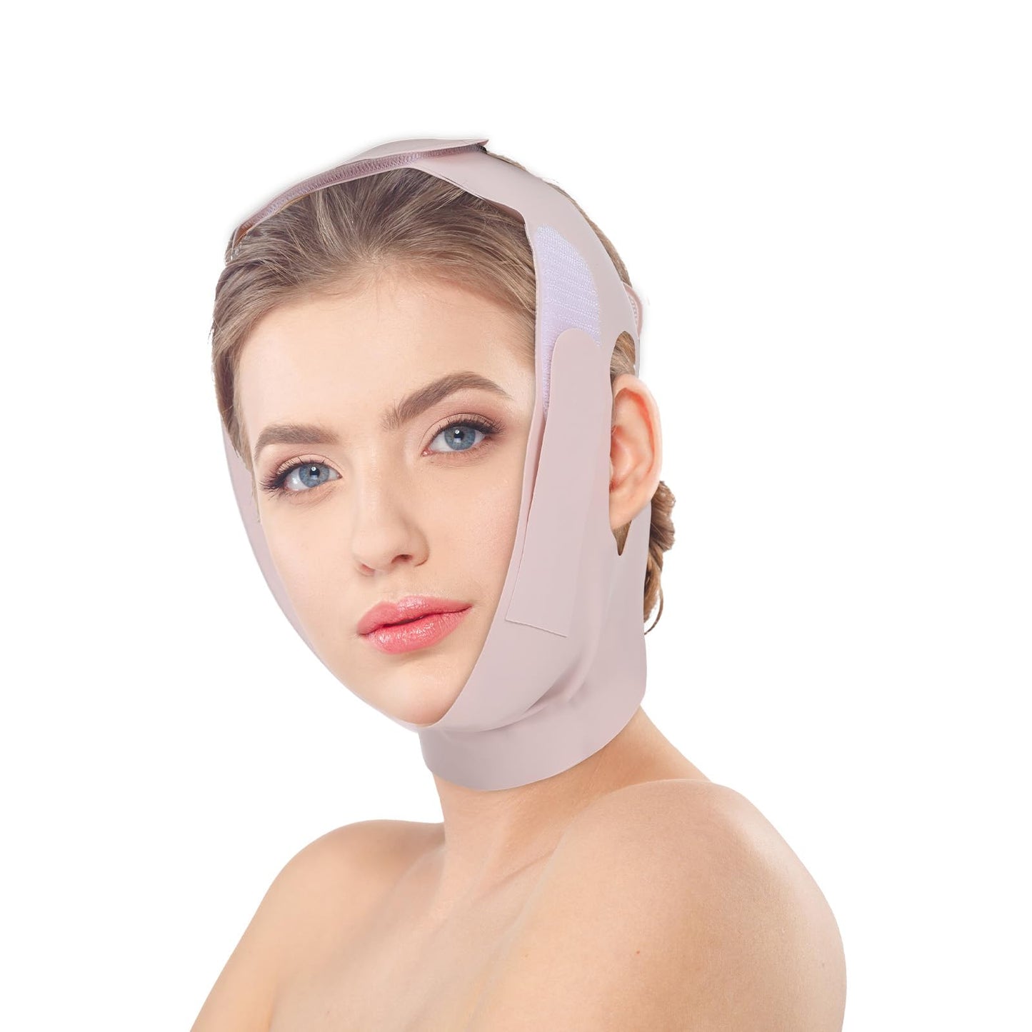 V-Line Lifting Chin Strap for Face Slimming Face Lifting Strap for Double Chin Reducer Reusable Double Chins Straps Faces Slimming Breathable Chins Straps for Women Sleeping Yoga