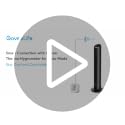 Black Tower Fan for Bedroom, 36 Inch, 5 Modes & 8 Speeds, Smart Wi-Fi Control