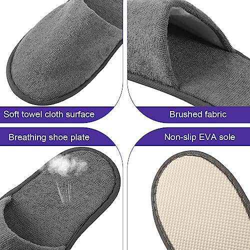 12 Pairs House Slippers for Guests - Comfortable Indoor Footwear
