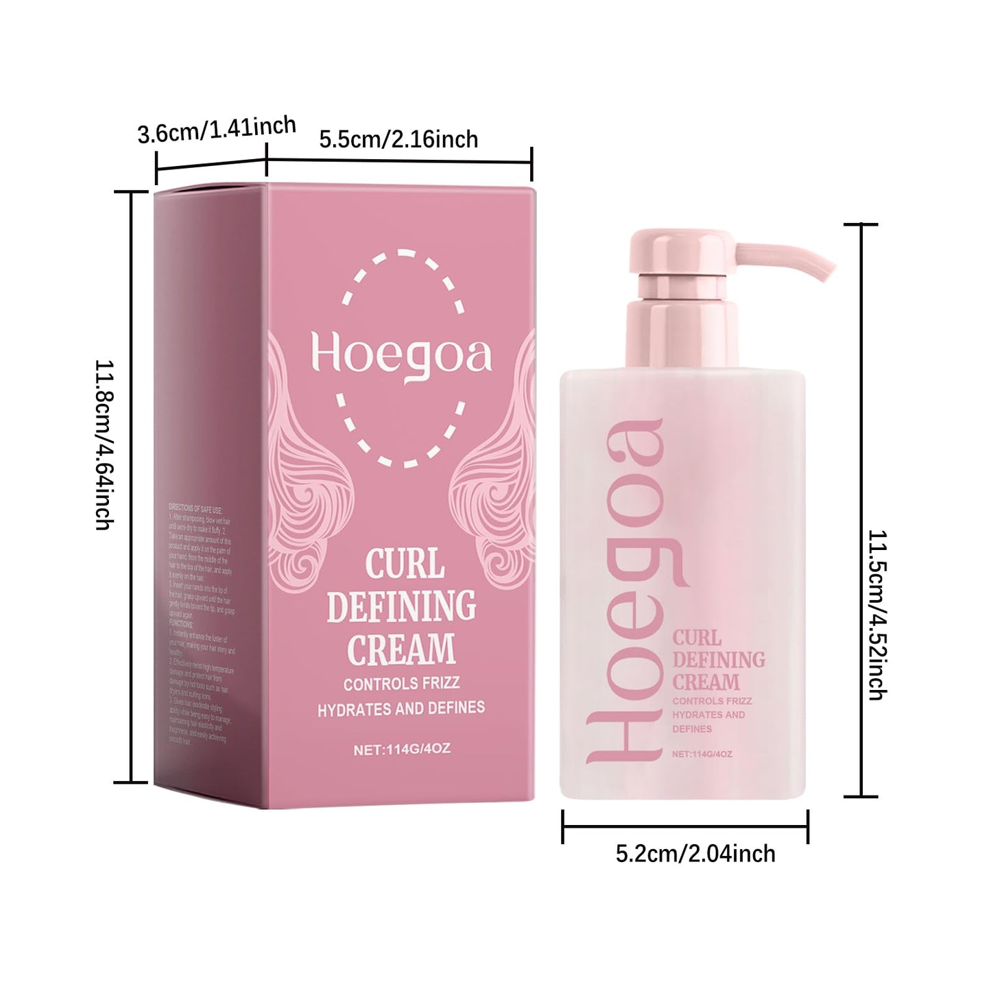 Curl Defining Cream, Curl Cream for Curly Hair Anti Frizz,Moisturizing, Smoothing for Curly & Wavy Hair(1PC)