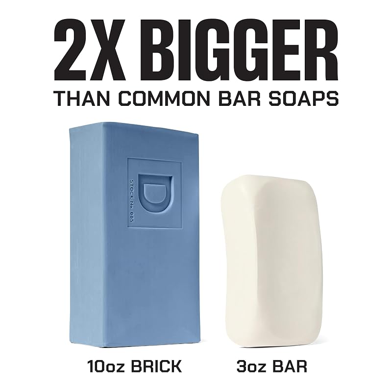 Midnight Swim Duke Cannon Big Brick Soap Bar 10 oz 3 Pack for Men - Variation: Midnight Swim