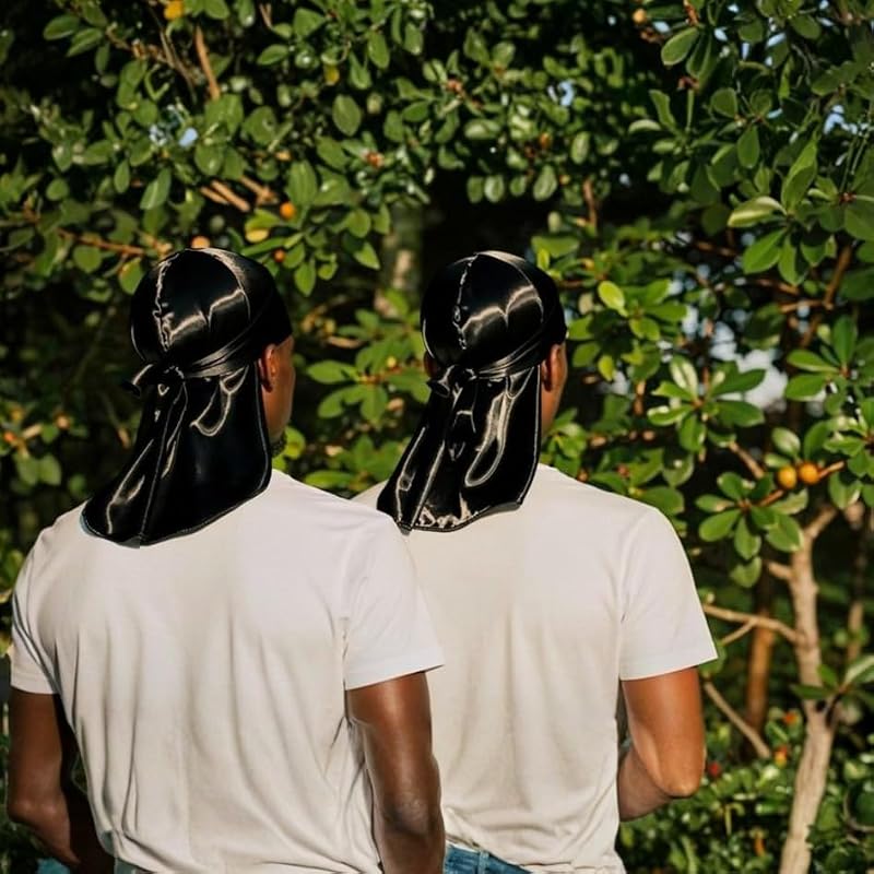 Royalty Roots Mulberry Silk Durag for Waves & Curly Hair - Premium Men & Women