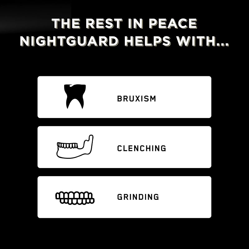 Rest in Peace Night Guard for Grinding & Clenching - 2-Pack, Clear
