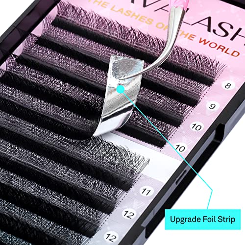 VAVALASH W-shaped Eyelash Extension 5D Premade Fans 0.07 D Curl Volume Lash Extensions Easy Fanning Lashes Matte Black Volume Premade Cluster W Lashes(W Shaped-5D-0.07-D-8-15mm£©