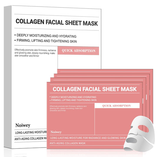 Deep Collagen Face Mask Hydration & Pore Tightening Facial Mask Set– Bio-Collagen Real Deep Overnight Mask for Women’s Skincare