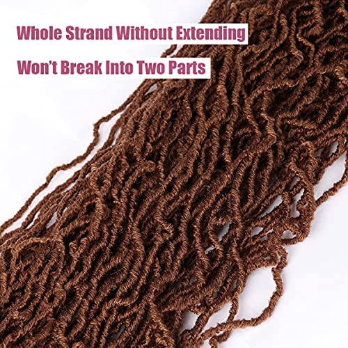 36 Inch Faux Locs Crochet Hair Pre Looped Distressed Synthetic 7 Pack #30 - Desire4Hair