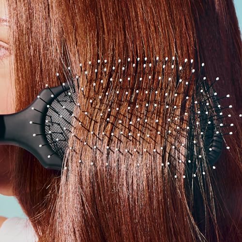 Gimme Beauty - Medium Hair Brush - Damage-Free Detangling Hair Brush - Soft Bristle Brush with Anti-Static & Heat Resistant Nylon Bristles