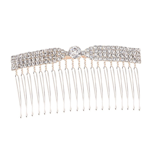 NOLITOY Chic Rhinestone Hair Comb for Bangs Elegant Hair Accessories for Women and Stylish Headdress for Weddings and Parties Durable and Fashionable Design