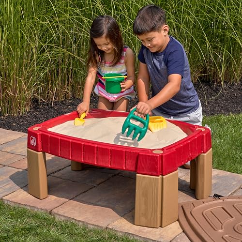 Kids Sand Table with Accessory Kit for Outdoor Play and Sensory Exploration