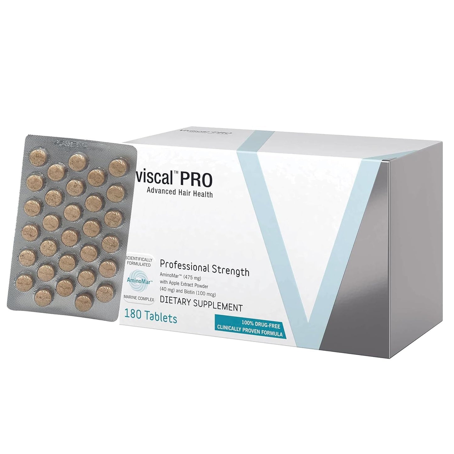 Advanced Hair Growth Support Formula - Professional Strength for Thicker, Fuller Hair | Clinically Proven Results (120 Tablets)